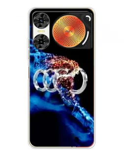 Чехол для ZTE Nubia Music 2 с картинкой «Энергия лого Audi»