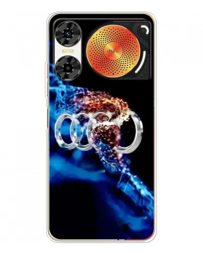 Чехол для ZTE Nubia Music 2 с картинкой «Энергия лого Audi» Чехол для ZTE Nubia Music 2 с картинкой «Энергия лого Audi»
