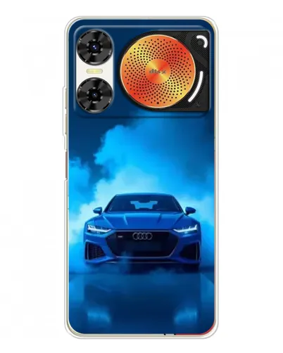 Чехол для ZTE Nubia Music 2 с картинкой «Audi — голубая энергия» Чехол для ZTE Nubia Music 2 с картинкой «Audi — голубая энергия»