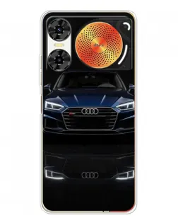Чехол для ZTE Nubia Music 2 с картинкой «Audi — ночное отражение»