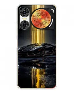 Чехол для ZTE Nubia Music 2 с картинкой «Ночной Lamborghini драйв»