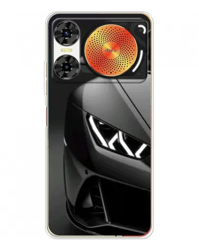 Чехол для ZTE Nubia Music 2 с картинкой «Lamborghini фары детализация»