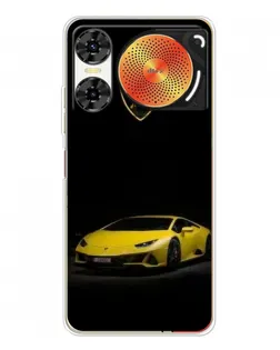 Чехол для ZTE Nubia Music 2 с картинкой «Lamborghini желтый акцент»