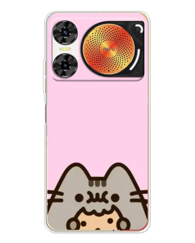 Чехол для ZTE Nubia Music 2 с картинкой «Pusheen и печенье»