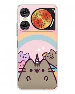 Чехол для ZTE Nubia Music 2 с картинкой «Единорог Pusheen»