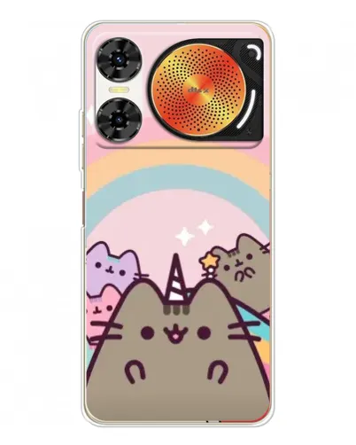Чехол для ZTE Nubia Music 2 с картинкой «Единорог Pusheen»
