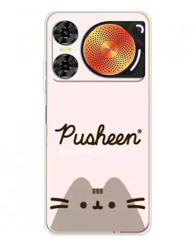 Чехол для ZTE Nubia Music 2 с картинкой «Pusheen логотип»