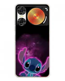 Чехол для ZTE Nubia Music 2 с картинкой «Неоновый Stitch»