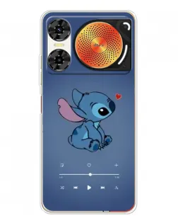 Чехол для ZTE Nubia Music 2 с картинкой «Музыкальный Stitch»