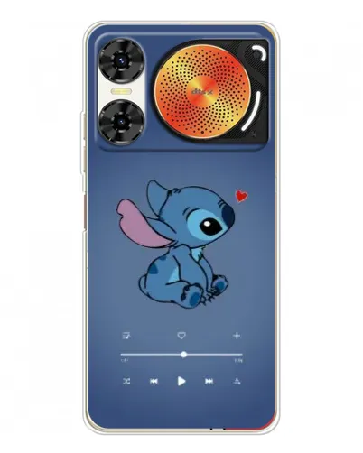 Чехол для ZTE Nubia Music 2 с картинкой «Музыкальный Stitch»