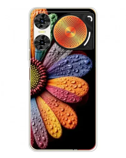 Чехол для ZTE Nubia Music 2 с картинкой «Радужный цветок»