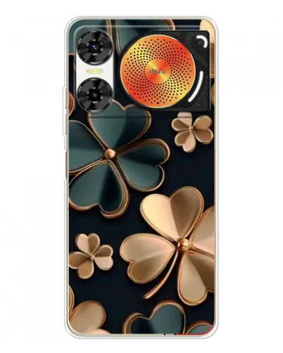Чехол для ZTE Nubia Music 2 с картинкой «Клевер в золоте»