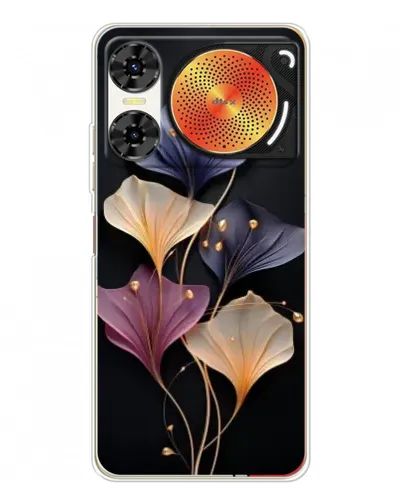 Чехол для ZTE Nubia Music 2 с картинкой «Лиловые цветы грации»