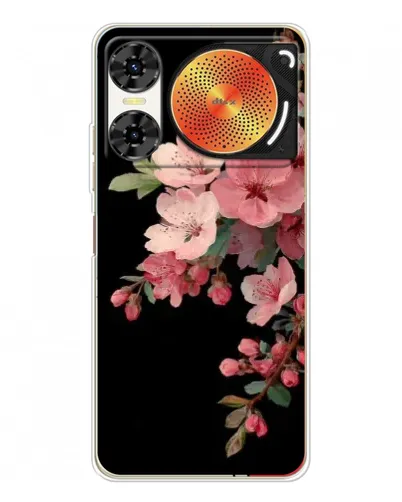 Чехол для ZTE Nubia Music 2 с картинкой «Розовая ветка сакуры»