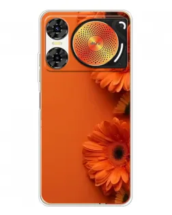 Чехол для ZTE Nubia Music 2 с картинкой «Оранжевые герберы» Чехол для ZTE Nubia Music 2 с картинкой «Оранжевые герберы»