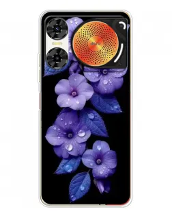 Чехол для ZTE Nubia Music 2 с картинкой «Фиолетовые цветы с росою» Чехол для ZTE Nubia Music 2 с картинкой «Фиолетовые цветы с росою»