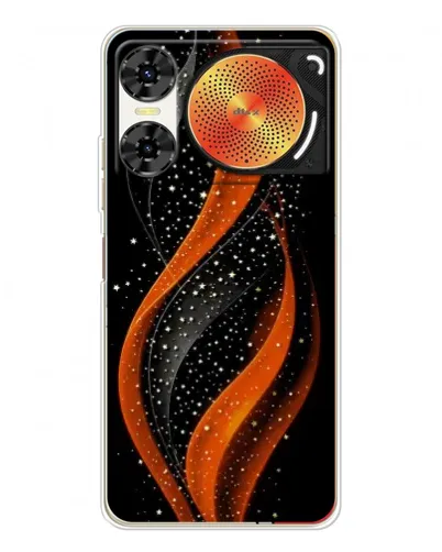 Чехол для ZTE Nubia Music 2 с картинкой «Огненная звездная волна» Чехол для ZTE Nubia Music 2 с картинкой «Огненная звездная волна»