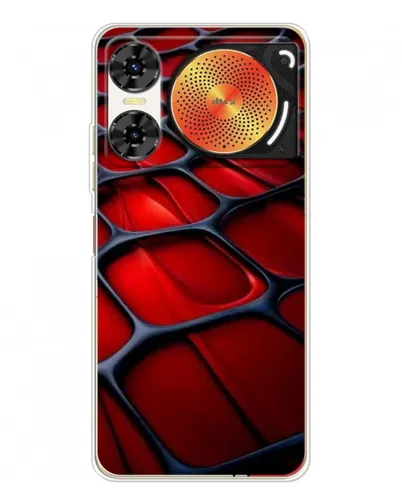 Чехол для ZTE Nubia Music 2 с картинкой «Красная глянцевая сетка» Чехол для ZTE Nubia Music 2 с картинкой «Красная глянцевая сетка»