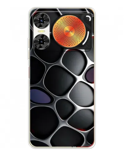 Чехол для ZTE Nubia Music 2 с картинкой «Объемная темная решетка» Чехол для ZTE Nubia Music 2 с картинкой «Объемная темная решетка»