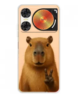 Чехол для ZTE Nubia Music 2 с картинкой «Капибара виктория» Чехол для ZTE Nubia Music 2 с картинкой «Капибара виктория»