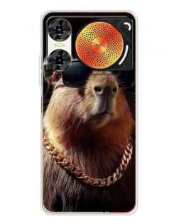 Чехол для ZTE Nubia Music 2 с картинкой «Капибара золотая цепь» Чехол для ZTE Nubia Music 2 с картинкой «Капибара золотая цепь»