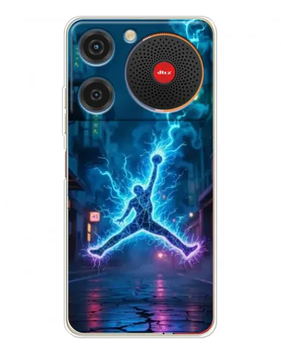 Чехол для ZTE Nubia Music с картинкой «Jordan Gold Jumpman»