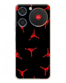 Чехол для ZTE Nubia Music с картинкой «Jordan Red Pattern»
