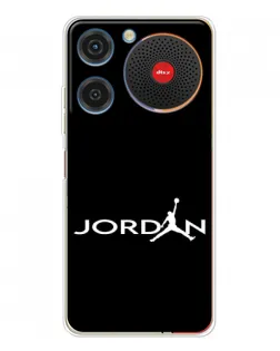 Чехол для ZTE Nubia Music с картинкой «Jordan White Logo»