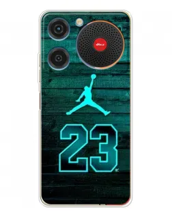 Чехол для ZTE Nubia Music с картинкой «Jordan Cyan 23»