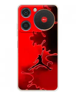 Чехол для ZTE Nubia Music с картинкой «Jordan Red Smoke»