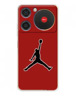 Чехол для ZTE Nubia Music с картинкой «Jordan Red Back»
