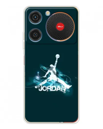 Чехол для ZTE Nubia Music с картинкой «Jordan Blue Fire»