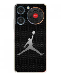 Чехол для ZTE Nubia Music с картинкой «Jordan Dark Carbon»