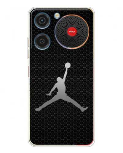 Чехол для ZTE Nubia Music с картинкой «Jordan Dark Carbon»