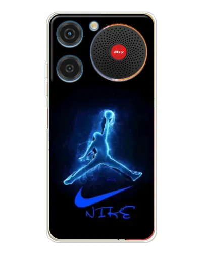 Чехол для ZTE Nubia Music с картинкой «Jordan Neon Blue»
