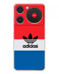 Чехол для ZTE Nubia Music с картинкой «Ретро блоки Adidas»