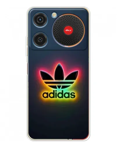 Чехол для ZTE Nubia Music с картинкой «Неоновый Adidas»