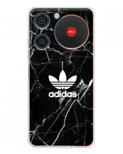 Чехол для ZTE Nubia Music с картинкой «Белый мрамор Adidas»