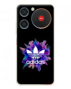 Чехол для ZTE Nubia Music с картинкой «Взрыв красок Adidas»
