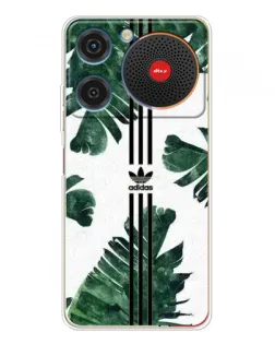Чехол для ZTE Nubia Music с картинкой «Пальмовые листья адидас»