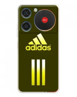 Чехол для ZTE Nubia Music с картинкой «Оливковый градиент Adidas»