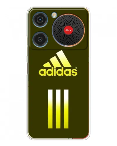 Чехол для ZTE Nubia Music с картинкой «Оливковый градиент Adidas»