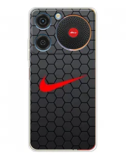 Чехол для ZTE Nubia Music с картинкой «Nike — карбоновая сетка»