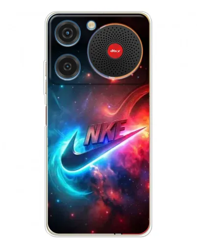 Чехол для ZTE Nubia Music с картинкой «Огненный логотип Nike» Чехол для ZTE Nubia Music с картинкой «Огненный логотип Nike»