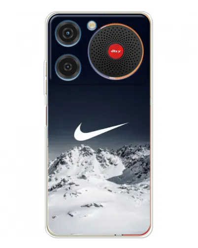 Чехол для ZTE Nubia Music с картинкой «Nike — зимние горы» Чехол для ZTE Nubia Music с картинкой «Nike — зимние горы»