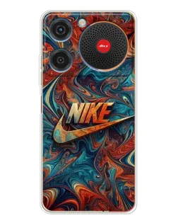 Чехол для ZTE Nubia Music с картинкой «Nike в абстракции»