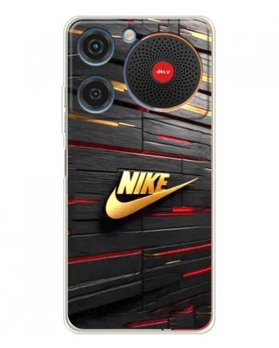 Чехол для ZTE Nubia Music с картинкой «Золотой Nike на металле» Чехол для ZTE Nubia Music с картинкой «Золотой Nike на металле»