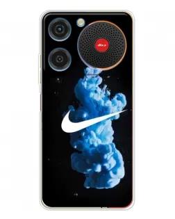 Чехол для ZTE Nubia Music с картинкой «Nike и синий дым»
