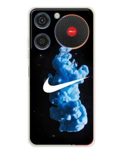 Чехол для ZTE Nubia Music с картинкой «Nike и синий дым» Чехол для ZTE Nubia Music с картинкой «Nike и синий дым»