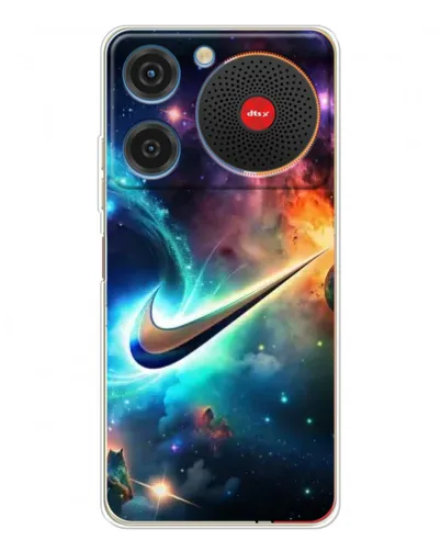 Чехол для ZTE Nubia Music с картинкой «Космический Nike Swoosh» Чехол для ZTE Nubia Music с картинкой «Космический Nike Swoosh»
